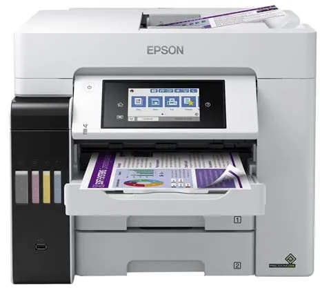 Epson EcoTank ET-5880 Impresora multifunción de inyección de tinta todo en uno con fax - Color - Tinta