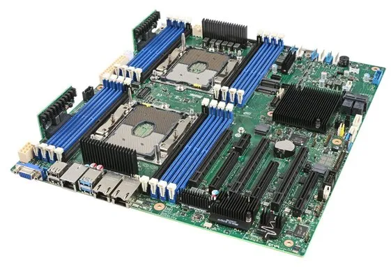 Intel Server Board S2600STQR - placa base - Intel C628 - Intel Socket P socket - DDR4 RAM - SSI (Servidor)