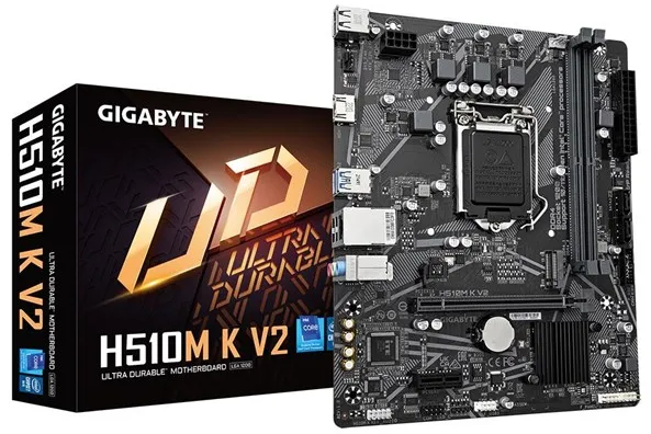 GIGABYTE H510M K V2 Placa base - Intel H470 - Socket Intel LGA1200 - RAM DDR4 - Micro-ATX