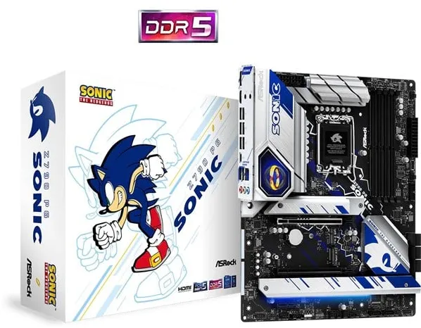 ASRock Z790 PG Sonic Placa base - Intel Z790 - Intel LGA1700 socket - DDR5 RAM - ATX